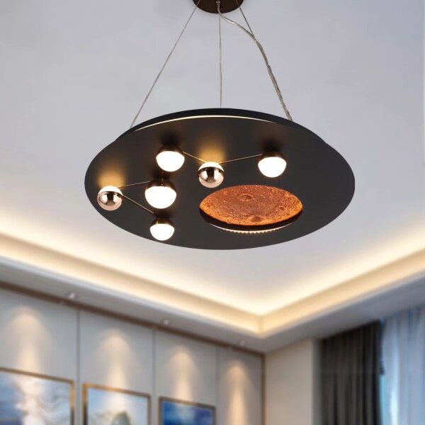 Plafonieră MARS LED/48W/230V 3000K neagră