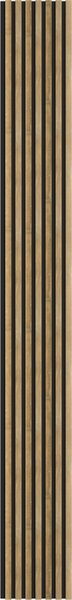 Mexen Lam-B, lamele de perete 275 × 31,5 cm, placă HDF 4 mm, stejar miere, S100-275317-2812-066