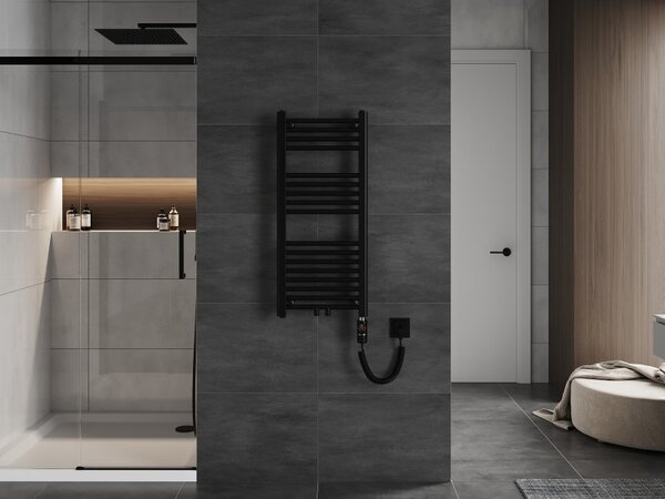 Mexen Mars, element electric de încălzire 900 x 400 mm, 300 W, negru, W110-0900-400-2300-70