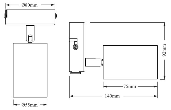 Osram - Spot de iluminat ELEMENTAL 1xGU10/6W/230V