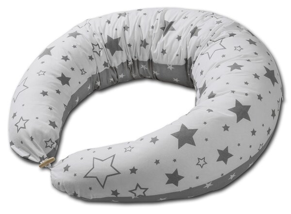 Perna gravide 200x35 cm cu husa detasabila Kidizi Hanna Galaxy Grey