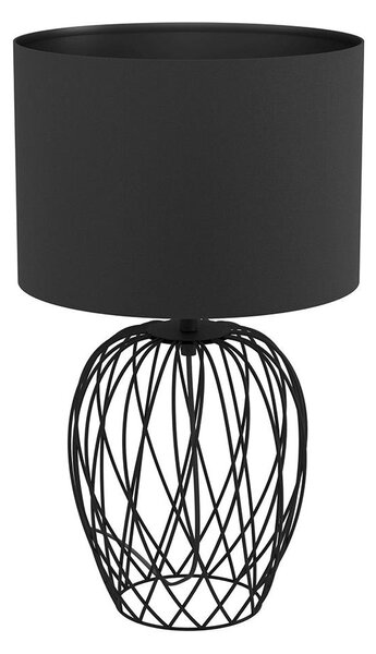 Lampă de masă NIMLET 1xE27/40W/230V neagră Eglo 43653