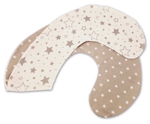 Husa bumbac detasabila pentru Perna gravide Kidizi Elisa Galaxy Grey