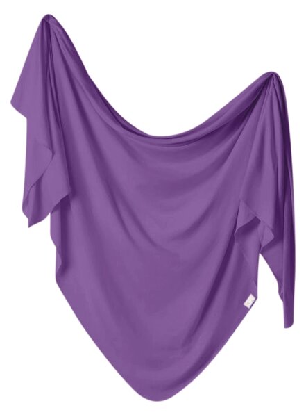 Set paturica si bentita din bumbac pentru nou-nascut Kidizi, Purple