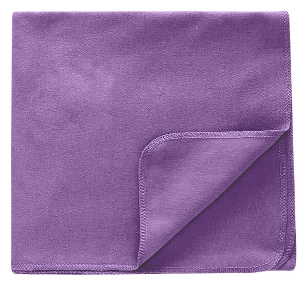 Set paturica si bentita din bumbac pentru nou-nascut Kidizi, Purple