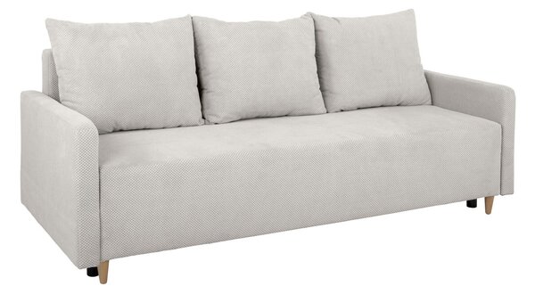 Canapea extensibilă Boston 584, Numărul de locuri: 3, Spațiu de depozitare, 92x208x90cm, 92 kg, Picioare: Plastic, Lemn