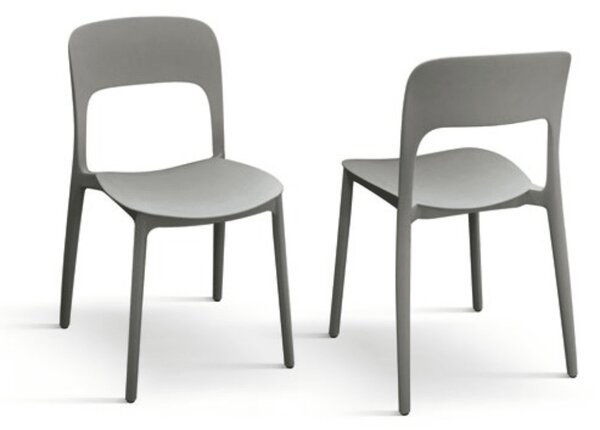 SCAUN ROSINNA -POLIPROPILENA- HORECA - ROZ