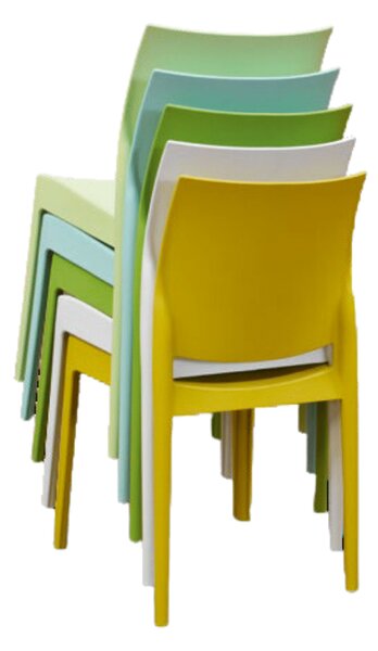 SCAUN PASTELLO - POLIPROPILENA - HORECA - VERDE FISTIC