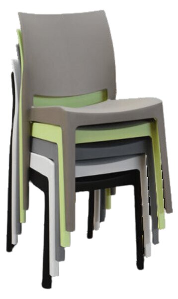 SCAUN PASTELLO - POLIPROPILENA - HORECA - VERDE FISTIC