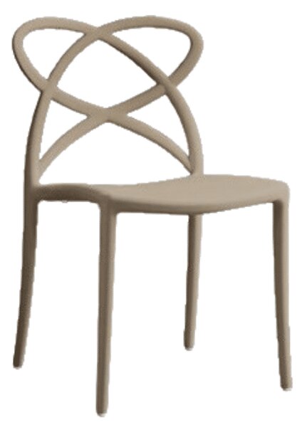 SET 4 SCAUNE INFINITY- POLIPROPILENA- HORECA - ALB