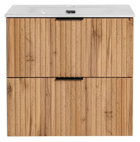 Set dulap Comad Adel Oak ADEL OAK 82-60-B-2S, lavoar Comad Sky SKY60-8099