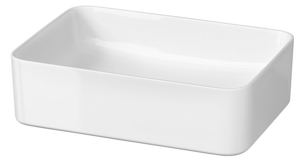 Cersanit Crea lavoar 49.5x34.5 cm dreptunghiular de blat alb luciu K114-001-BOX