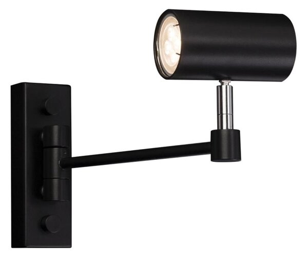 Lampă de perete FUSSA 1xGU10/15W/230V neagră Shilo 2209