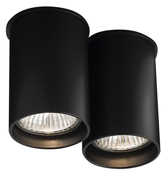 Spot ARIDA 2xGU10/15W/230V 9 cm negru Shilo 1112