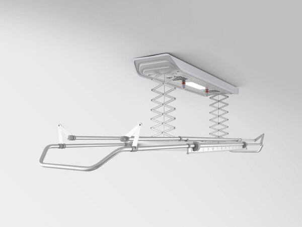 Uscator de rufe inteligent HIGOLD® IDM, by Pininfarina, electric, montabil pe tavan, Silver Grey