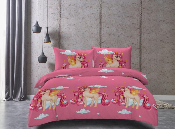 Lenjerie de pat pentru copii CALUT roz Dimensiune lenjerie de pat: 2 buc 70 x 80 cm | 160 x 200 cm