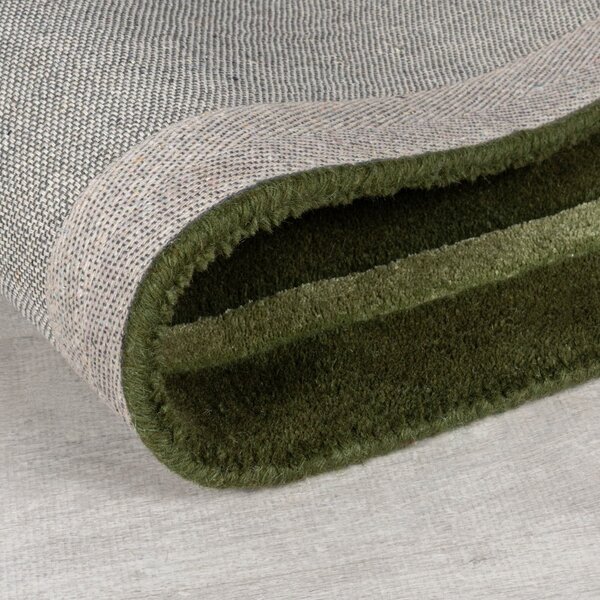 Covor verde închis țesut manual din lână 160x230 cm Gatsby – Flair Rugs