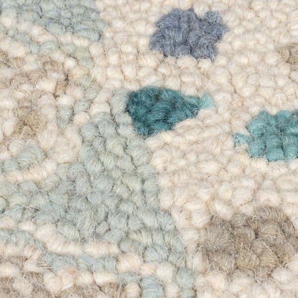 Covor albastru-bej țesut manual din lână 120x170 cm Eloise Patchwork – Flair Rugs