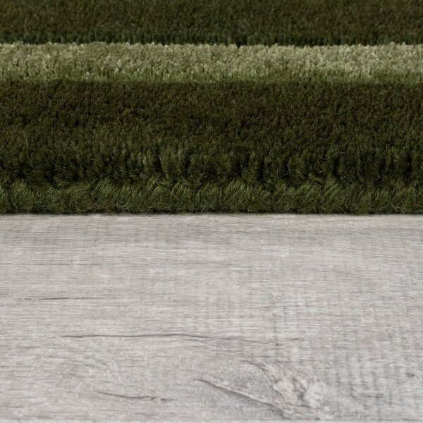 Covor verde închis țesut manual din lână 160x230 cm Gatsby – Flair Rugs