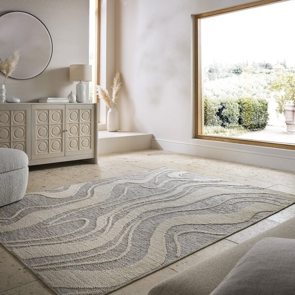 Covor gri lavabil 160x223 cm Calder – Flair Rugs