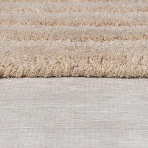 Covor bej țesut manual din lână 160x230 cm Zen Rectangles – Flair Rugs