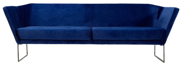 Canapea cu 3 Locuri Relax, Albastru, 212 x 88 x 82 cm