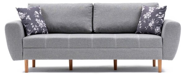 Canapea cu 3 Locuri Igor, Gri deschis, 230 x 90 x 95 cm