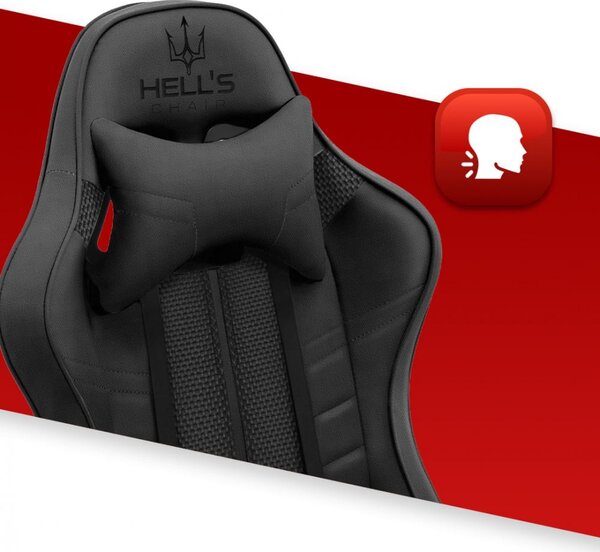 Scaun de gaming negru 1004 BLACK