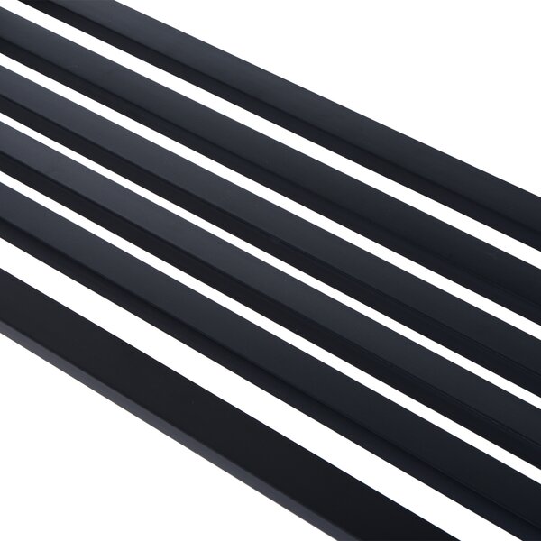 Outsunny Bancă pentru Grădină pentru Exterior din Metal și Fontă, Încărcare maximă 240 kg127×60×85 cm, Negru | Aosom Romania