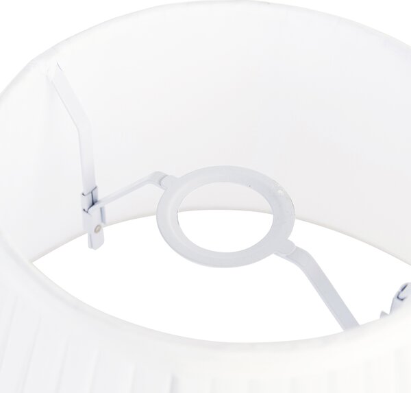 Abajur plisat alb 35/20 cm