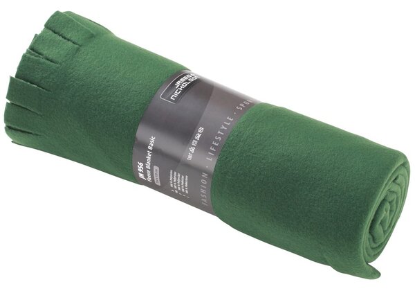 Pătură din fleece 130x170 cm JN956 - Închisă verde | 130 x 170 cm
