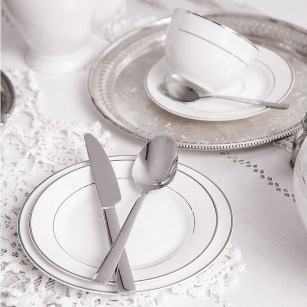 Farfurie plata 27cm, Aura Silver