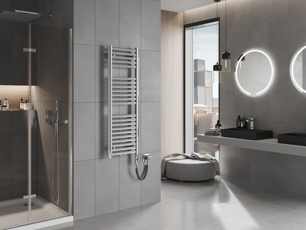 Mexen Hades, element electric de încălzire 1200 x 400 mm, 600 W, crom, W104-1200-400-2600-01