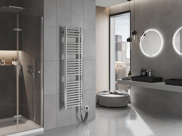 Mexen Hades, element electric de încălzire 1500 x 400 mm, 600 W, crom, W104-1500-400-2600-01