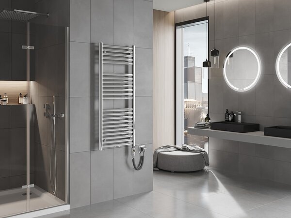 Mexen Hades, element electric de încălzire 1200 x 500 mm, 600 W, crom, W104-1200-500-2600-01