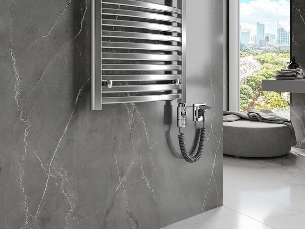 Mexen Helios, element electric de încălzire 800x500 mm + tijă de încălzire 300 W, crom, W103-0800-500-2300-01