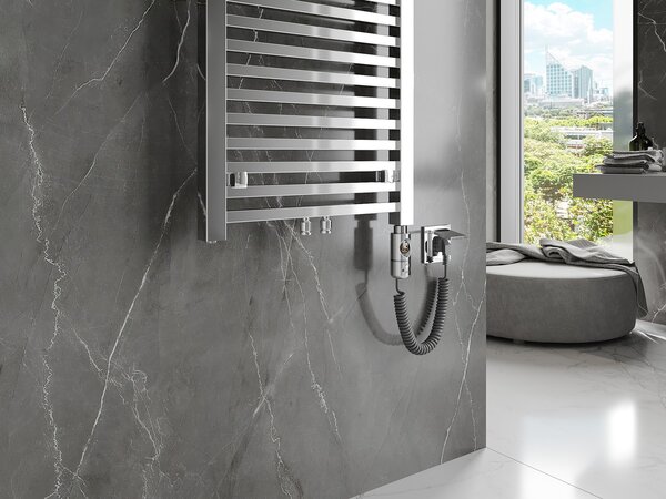 Mexen Pluton, element electric de încălzire 1200x500 mm + tijă de încălzire 600 W, crom, W106-1200-500-2600-01