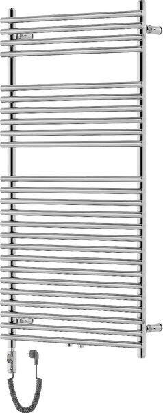Mexen Sol, element electric de încălzire 1200x600 mm + tijă de încălzire 600 W, crom, W125-1200-600-2600-01