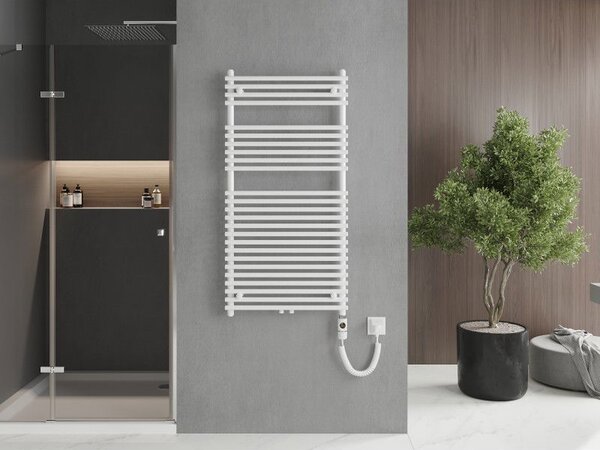 Mexen Sol, element electric de încălzire 1200x600 mm + tijă de încălzire 900 W, alb, W125-1200-600-2900-20