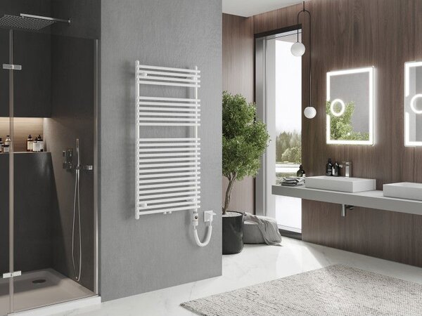 Mexen Sol, element electric de încălzire 1200x600 mm + tijă de încălzire 900 W, alb, W125-1200-600-2900-20