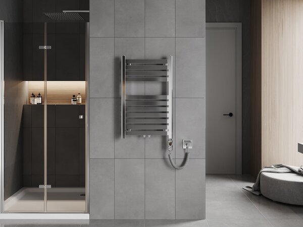 Mexen Uran, element electric de încălzire 800x500 mm + tijă de încălzire 300 W, crom, W105-0800-500-2300-01