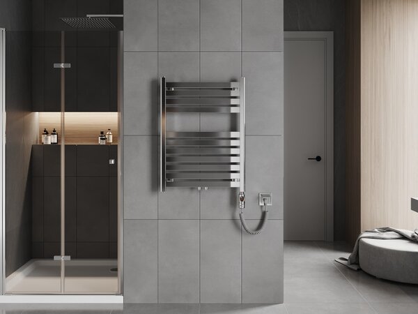Mexen Uran, element electric de încălzire 800x600 mm + tijă de încălzire 300 W, crom, W105-0800-600-2300-01