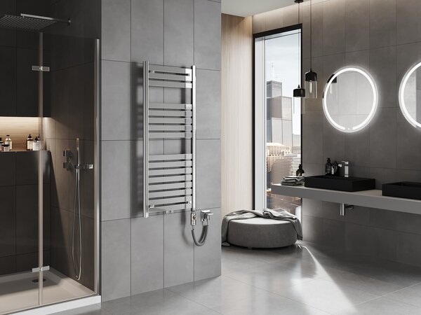 Mexen Uran, element electric de încălzire 1200 x 500 mm, 600 W, crom, W105-1200-500-2600-01