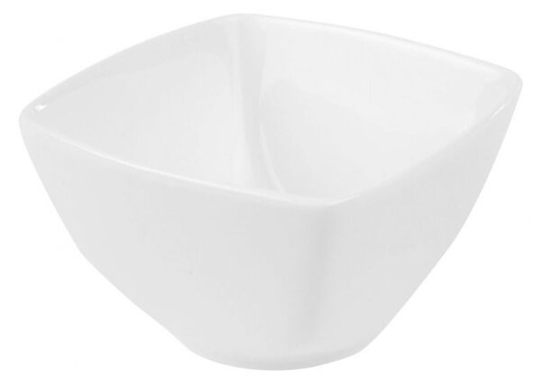 Set 3 boluri patratoase 8.25cm, alb, Salsa