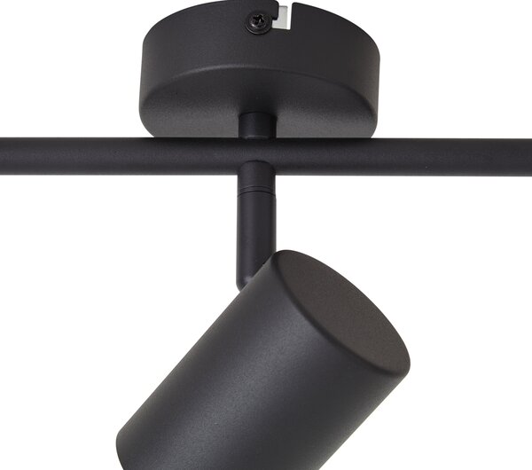 Spot modern negru, reglabil, cu 3 lumini - Jeana