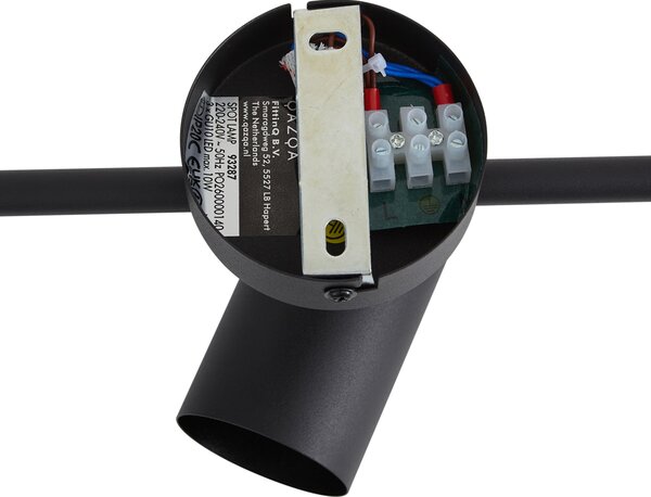 Spot modern negru, reglabil, cu 3 lumini - Jeana