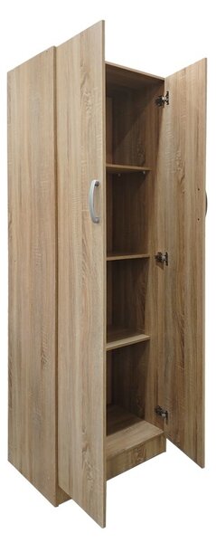 Dulap haine cu 2 usi Lego Natural 60x42x180 cm