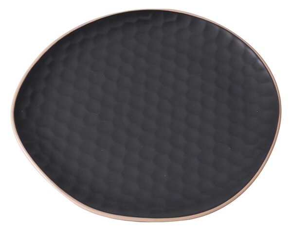 Farfurie Shape din ceramica neagra 27 cm