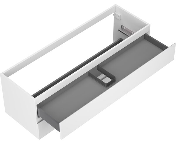 Mexen Orio, mobilier de baie sub chiuvetă 140 cm, 2 sertare, alb mat, 91A10-14047-2-BFF01