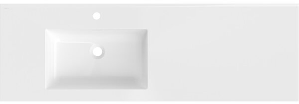 Mexen Otis, lavoar încorporat 141 x 46,5 cm, stânga, alb lucios, 25181400L